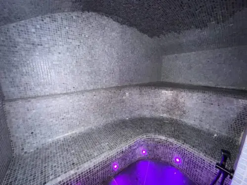 vue intérieur du hammam